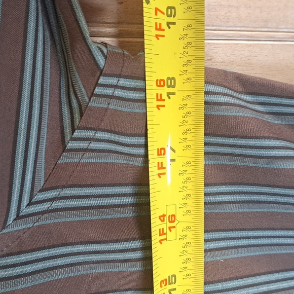 NEW Eddie Bauer Petite Wrinkle-Resistant Stretch Button Up Shirt Cotton Striped - Picture 10 of 11